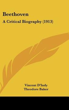 portada beethoven: a critical biography (1913) (en Inglés)