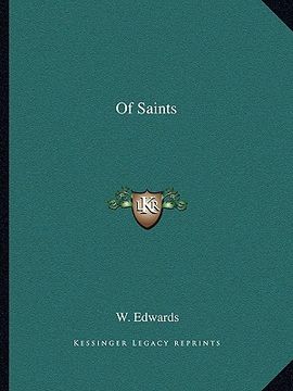 portada of saints (en Inglés)