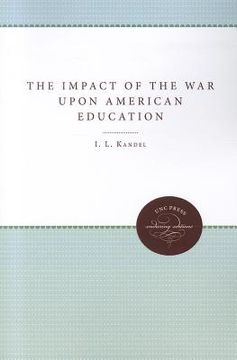 portada the impact of the war upon american education (in English)