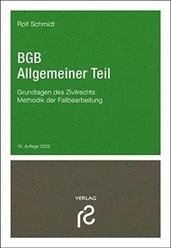 portada Bgb Allgemeiner Teil: Grundlagen des Zivilrechts; Methodik der Fallbearbeitung (en Alemán)