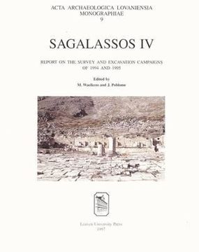 portada sagalassos iv: report on the survey and excavation campaigns of 1994 and 1995 (en Inglés)