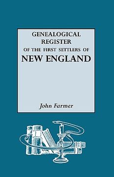 portada a genealogical register of the first settlers of new england (in English)