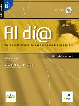 portada Al día Intermedio: Al día? Nivel Intermedio: Curso Intermedio de Español Para los Negocios / Kursbuch mit Audio-Cd