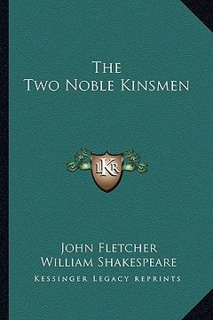 portada the two noble kinsmen