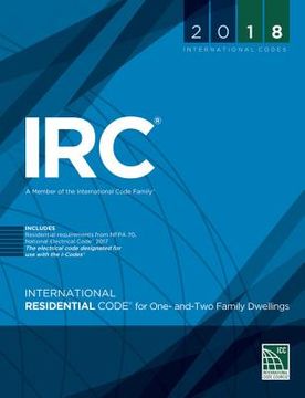 portada 2018 International Residential Code for One and Two-Family Dwellings, Loose-Leaf Version (en Inglés)