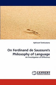 portada on ferdinand de saussure's philosophy of language (en Inglés)