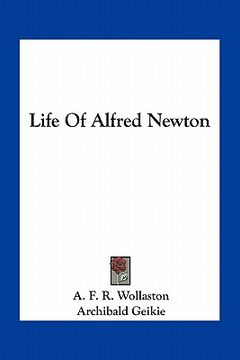 portada life of alfred newton (en Inglés)