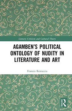 portada Agamben’S Political Ontology of Nudity in Literature and art (Literary Criticism and Cultural Theory) (in English)