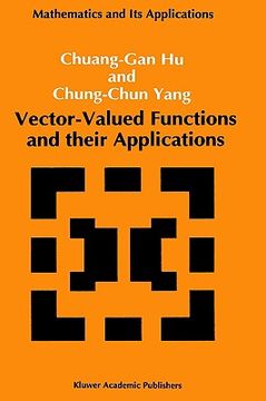 portada vector-valued functions and their applications (en Inglés)