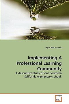 portada implementing a professional learning community (in English)