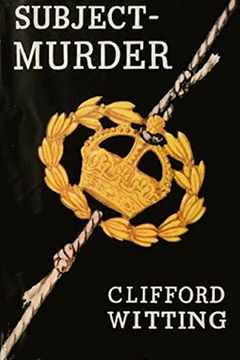 portada Subject: Murder (a Clifford Witting Mystery) (en Inglés)
