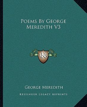 portada poems by george meredith v3 (en Inglés)