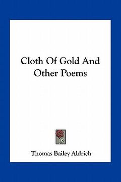 portada cloth of gold and other poems