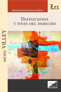 portada Definiciones y Fines del Derecho (in Spanish)