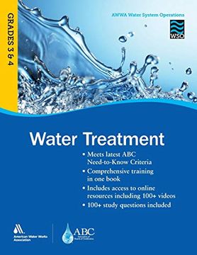 portada Water Treatment Grades 3 and 4 Wso: Awwa Water System Operations wso 