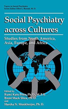 portada Social Psychiatry Across Cultures (en Inglés)