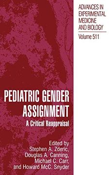 portada Pediatric Gender Assignment: A Critical Reappraisal (Advances in Experimental Medicine and Biology) (in English)