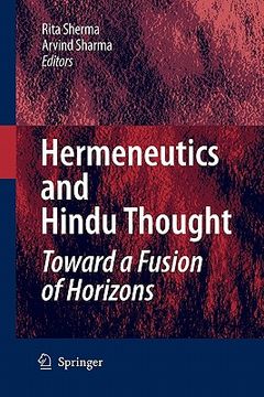 portada hermeneutics and hindu thought: toward a fusion of horizons (en Inglés)