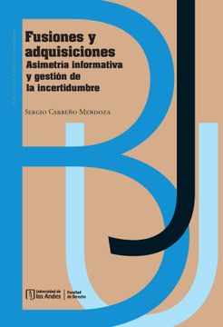 portada Fusiones y adquisiciones. Asimetría informativa y gestión de la incertidumbre (in Spanish)