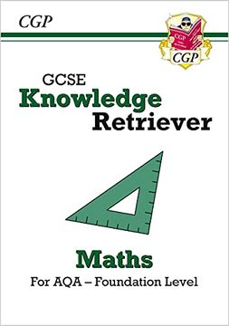 portada New Gcse Maths aqa Knowledge Retriever - Foundation (Cgp Gcse Maths 9-1 Revision) (en Inglés)