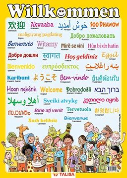 portada Multilinguales Lernposter "Willkommen": (in 35 Sprachen)