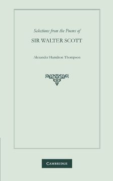 portada Selections From the Poems of sir Walter Scott Paperback (English Romantic Poets) 