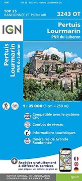 portada Pertuis Lourmarin pnr du Luberon 1: 25 000 (en Francés)