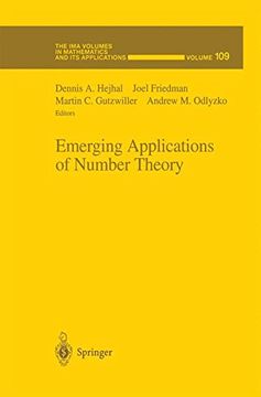 portada Emerging Applications of Number Theory: Volume 109 (The IMA Volumes in Mathematics and its Applications)