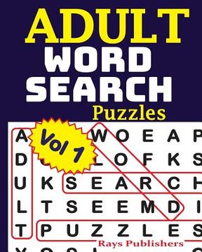 portada ADULT WORD SEARCH Puzzles Vol 1 (en Inglés)