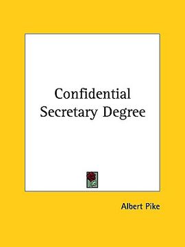 portada confidential secretary degree (en Inglés)