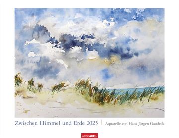 portada Zwischen Himmel und Erde Kalender 2025 - Aquarelle von Hans-Jürgen Gaudeck