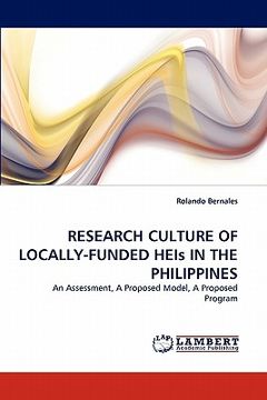 portada research culture of locally-funded heis in the philippines (en Inglés)