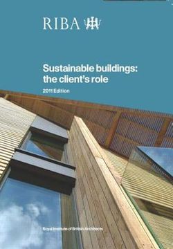 portada Sustainable Buildings: The Client's Role (en Inglés)