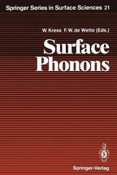 portada surface phonons (en Inglés)