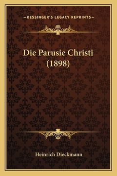 portada Die Parusie Christi (1898) (en Alemán)
