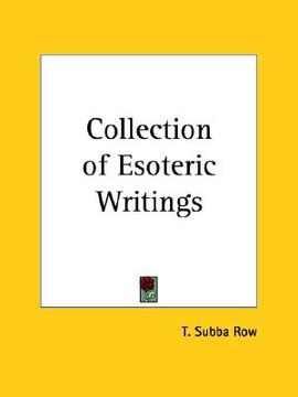 portada collection of esoteric writings (en Inglés)