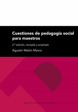portada Cuestiones de Pedagogía Social Para Maestros: 269 (Textos Docentes) (in Spanish)