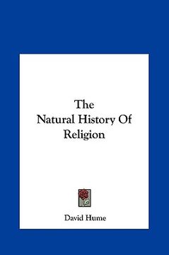 portada the natural history of religion (en Inglés)