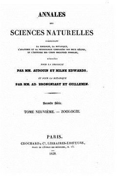 portada Annales des sciences naturelles - Tome IX (en Francés)