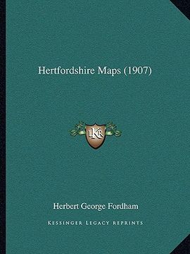 portada hertfordshire maps (1907) (in English)