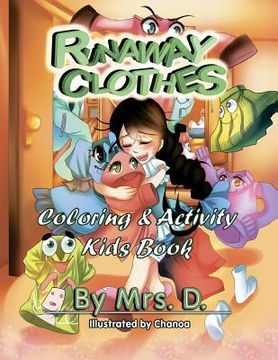 portada Runaway Clothes: Coloring and Activity Book for Kids (en Inglés)
