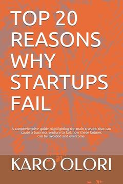 portada Top 20 Reasons Why Startups Fail (en Inglés)