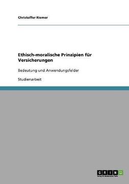 portada Ethisch-moralische Prinzipien für Versicherungen (German Edition)