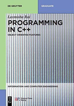 portada Programming in C++: Object Oriented Features: 5 (de Gruyter Textbook) (en Inglés)