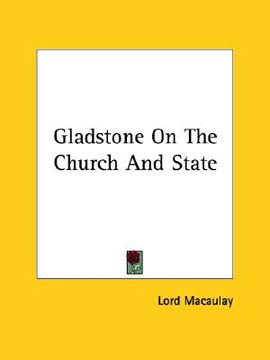 portada gladstone on the church and state (en Inglés)