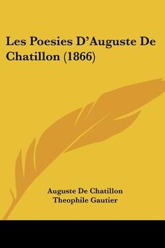 portada les poesies d'auguste de chatillon (1866)