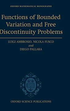 portada Functions of Bounded Variation and Free Discontinuity Problems (en Inglés)