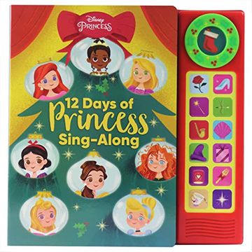 Libro Disney Princess – 12 Days of Princess Sing-Along 13-Button Sound ...