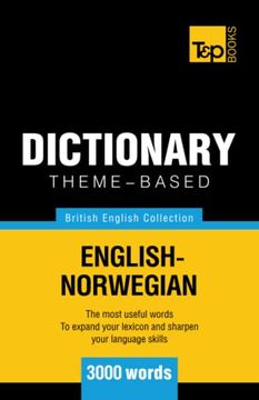 portada Theme-Based Dictionary British English-Norwegian - 3000 Words (British English Collection) (in English)