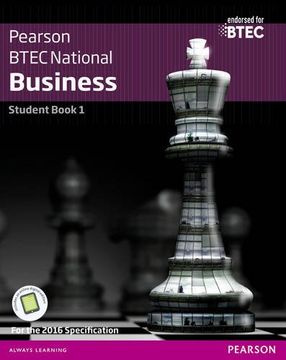 portada BTEC Nationals Business Student Book 1 + Activ: For the 2016 specifications (BTEC Nationals Business 2016)